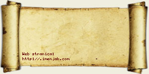 Lana Crnjanski vizit kartica